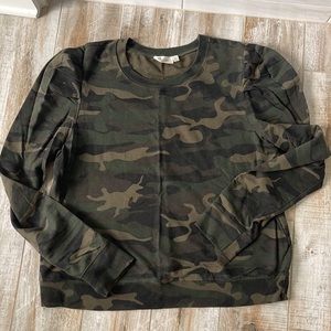 Camo sweatshirt from Anthropologie